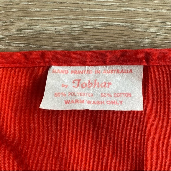 Vintage Tobhar Vegemite bakers apron Kraft foods limited 1983 printed in AUS - Picture 4 of 4